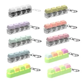 Keyboard Button Fidget Toy Key Chain