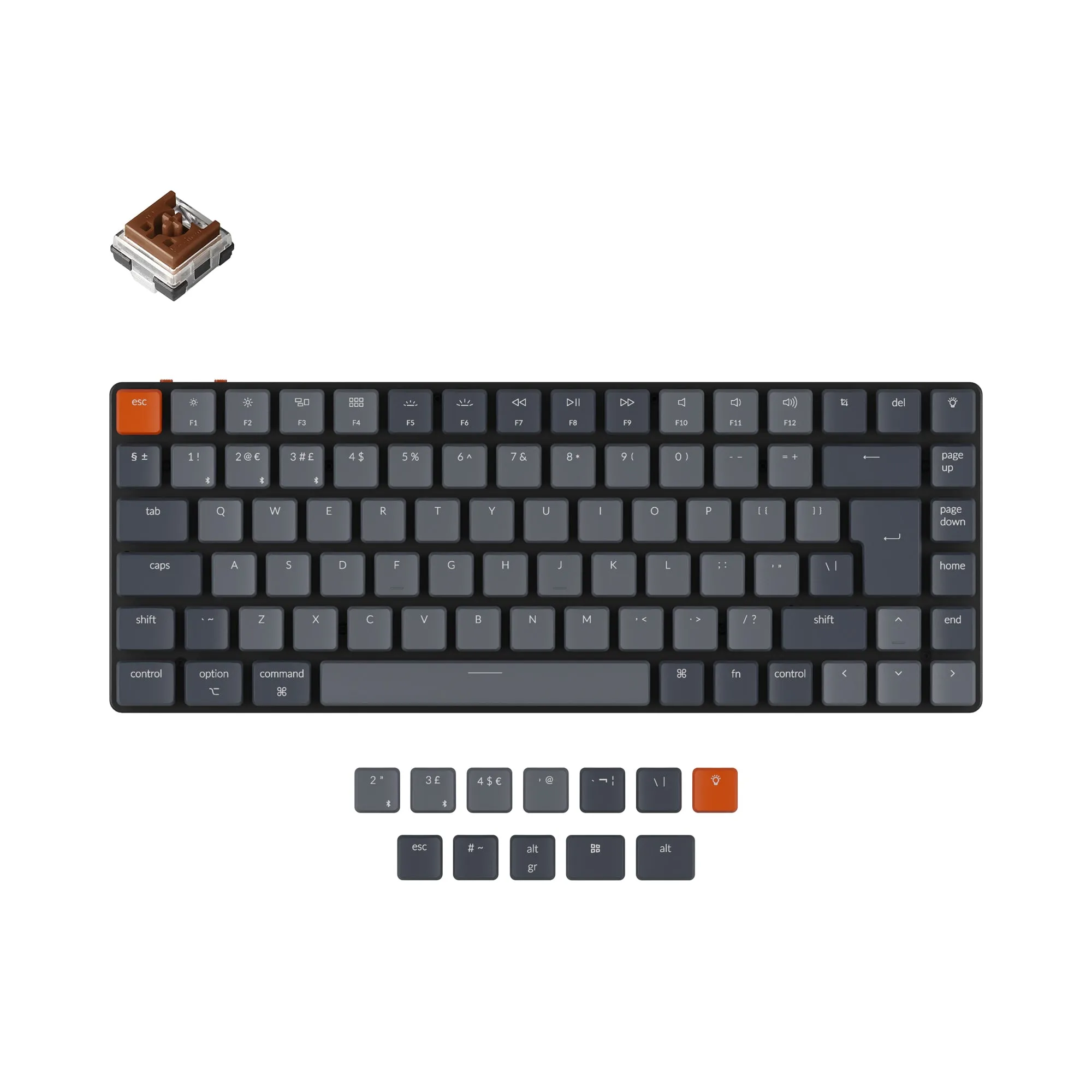 Keychron K3 Ultra-slim Wireless Mechanical Keyboard (UK ISO Layout) - Version 2