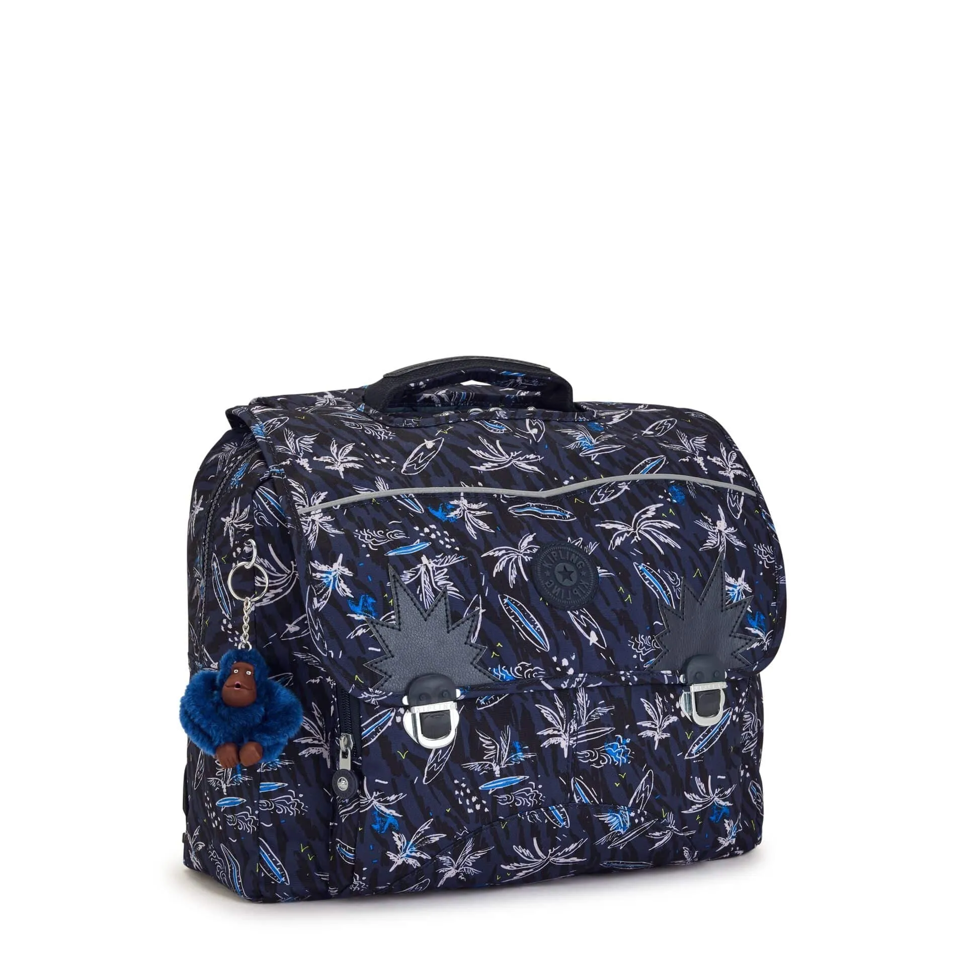 Kipling Iniko Surf Sea Print Medium Backpack C2I7055-Y70