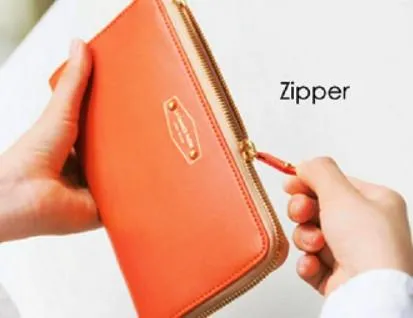 Korean Zip Up Long Wallet