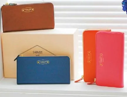 Korean Zip Up Long Wallet