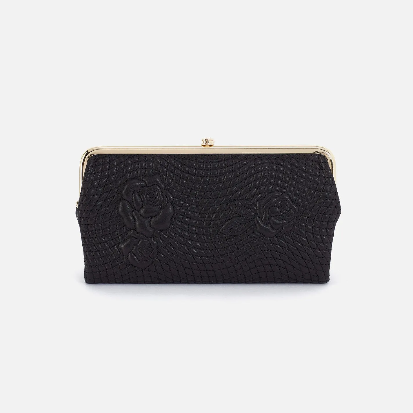 Lauren Clutch-Wallet In Smooth Leather - Black