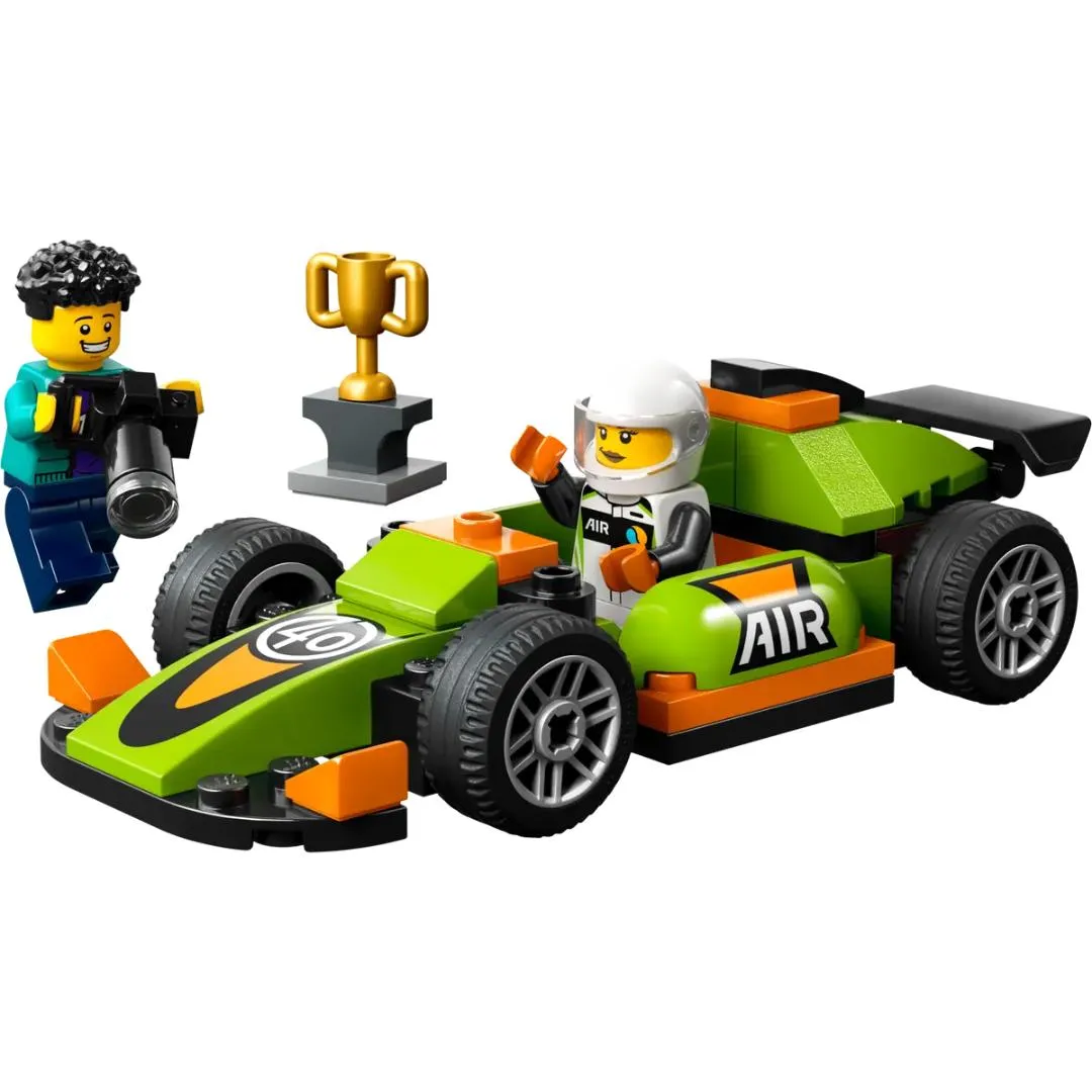 Lego City City Great Vehicles Green Race Car