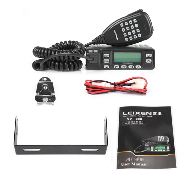 Leixen VV-898 Dual-Band Car Radio | with Cable [DISCONTINUED]