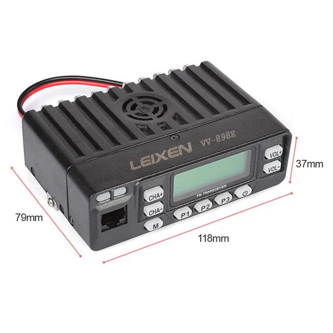 Leixen VV-898 Dual-Band Car Radio | with Cable [DISCONTINUED]