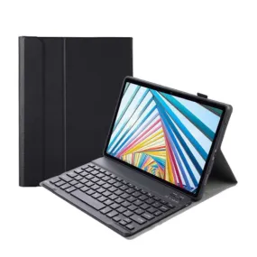 Lenovo Tab M10 (2nd Gen.) Leather Case with Detachable Bluetooth Keyboard (QWERTY) - Black