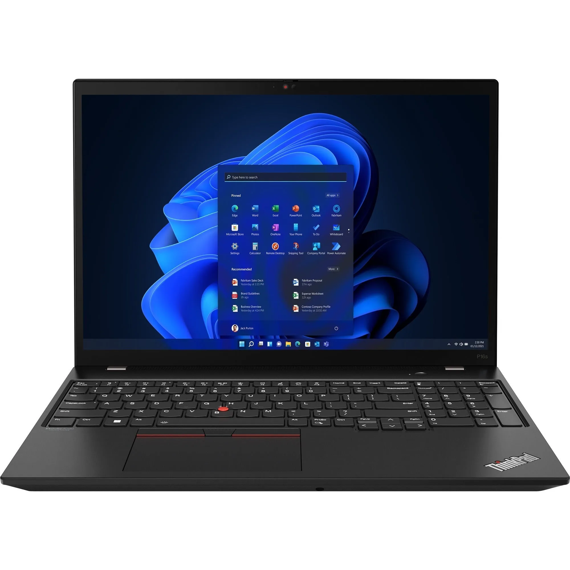 Lenovo ThinkPad 16" WUXGA Intel Core i7 16GB RAM 512GB SSD Laptop with Windows 11 Pro