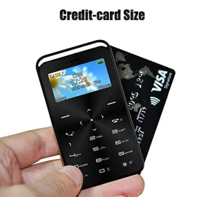 L'Exotique GTStar GS6 World's smallest,Lowest Radiation Slim Credit Card Size Phone Mobile