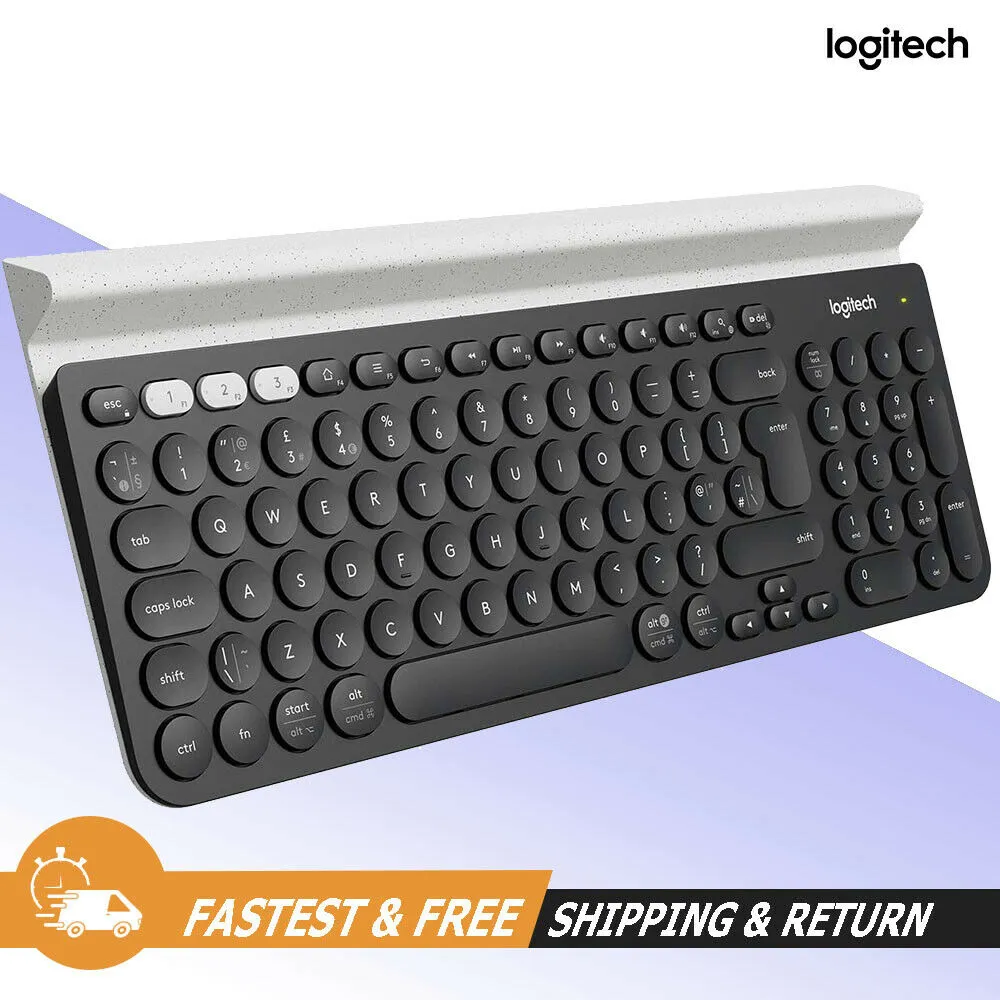 Logitech K780 Multi-Device Wireless Keyboard for PC/Mac/Phone/Tablet, 920-008149