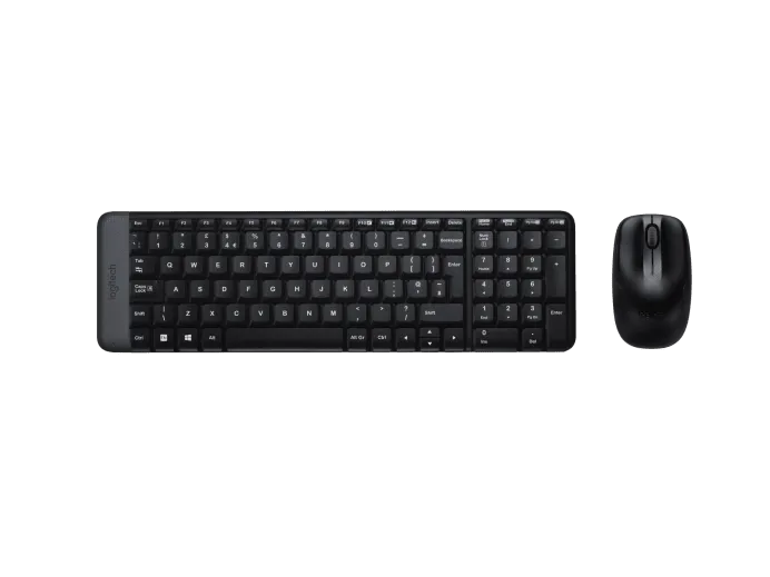 Logitech MK220 | Compact Wireless Membrane Keyboard & Mouse Combo