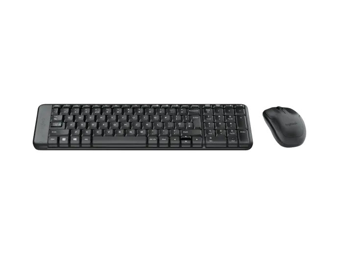 Logitech MK220 | Compact Wireless Membrane Keyboard & Mouse Combo