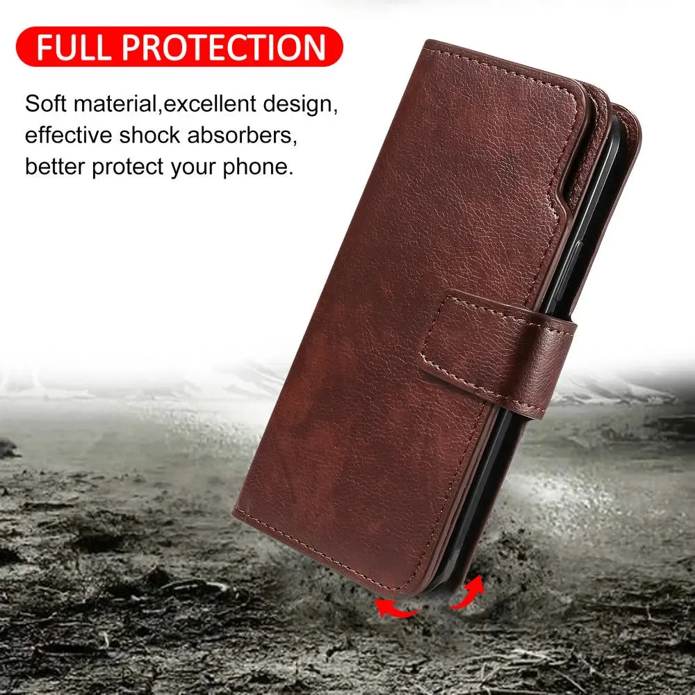 Luxury Case For Xiaomi 11T Pro 5G Redmi Note 12 Pro Multi Card Leather Book Funda Redmi Note 11 Pro Plus 11 T 12s 11s Flip Cover