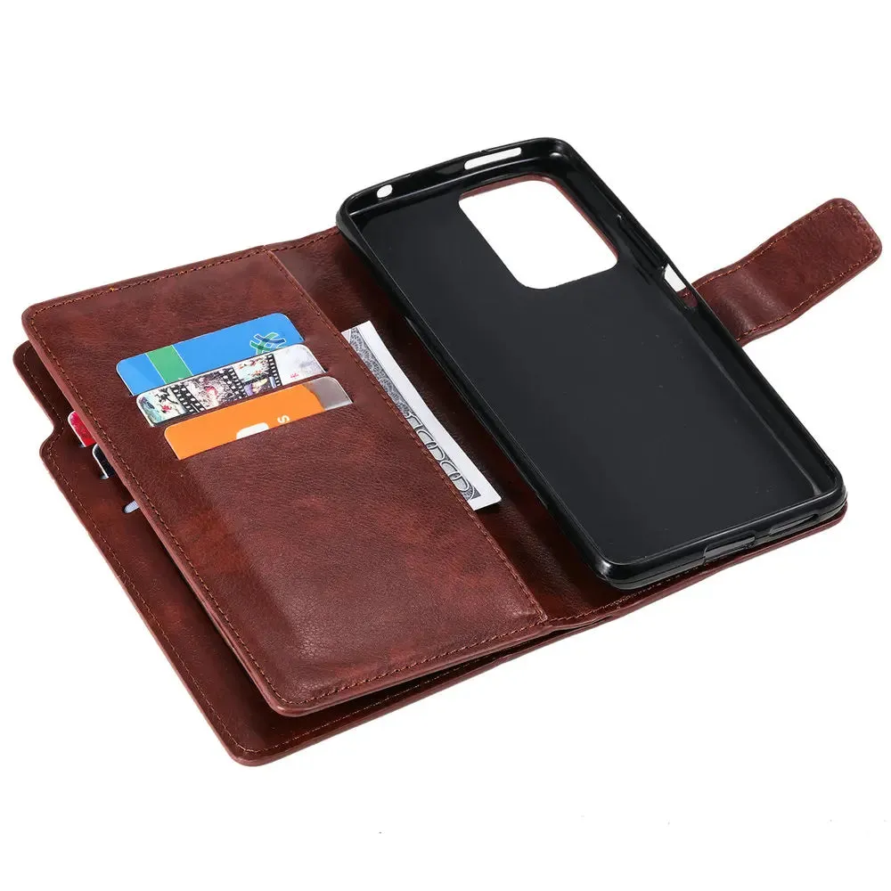 Luxury Case For Xiaomi 11T Pro 5G Redmi Note 12 Pro Multi Card Leather Book Funda Redmi Note 11 Pro Plus 11 T 12s 11s Flip Cover