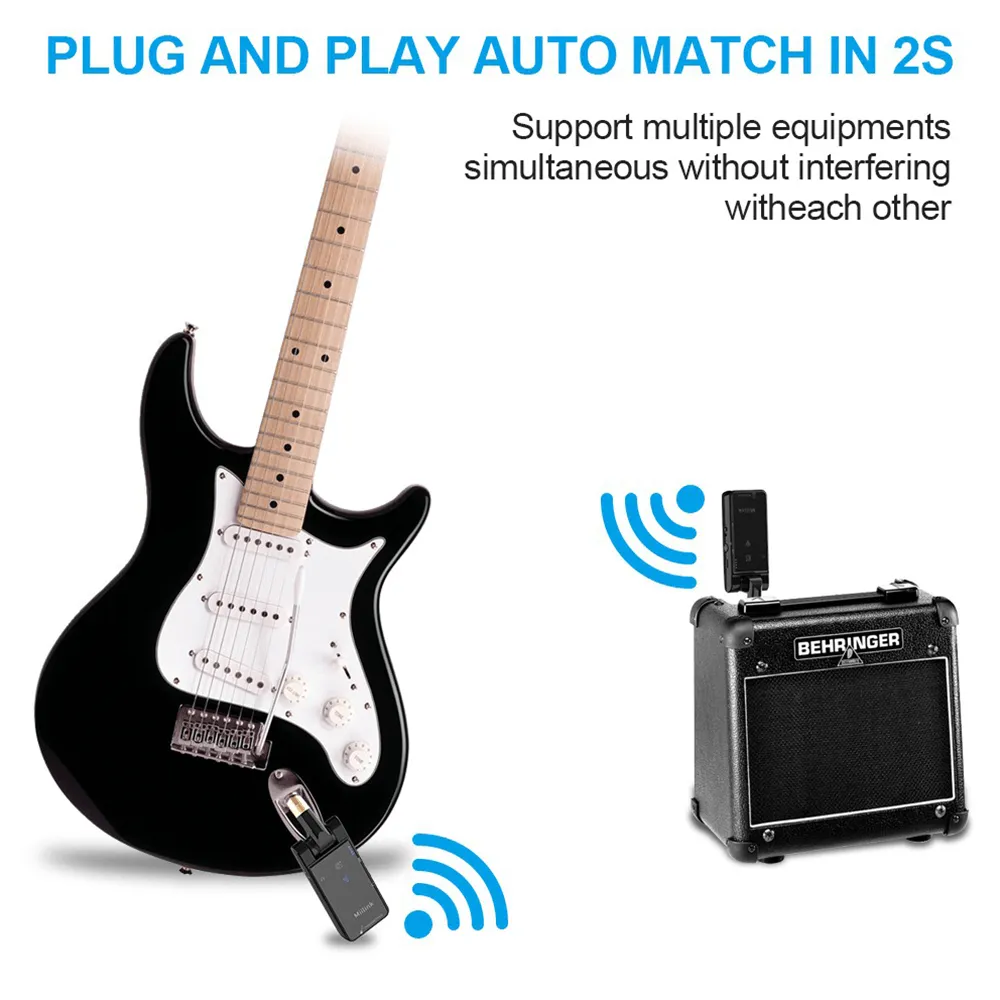 M2 Wireless Guitar Transmitter & Receiver