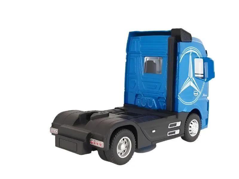 Maersk 1:36 Truck Mercedes BENZ CONTAINER TRUCK ALLOY DIE CAST TOY CAR Pullback