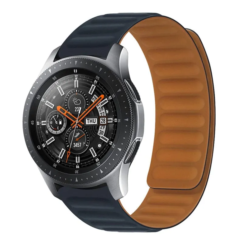 Magnetic Silicone Watch Straps Compatible with the Garmin Forerunner 645