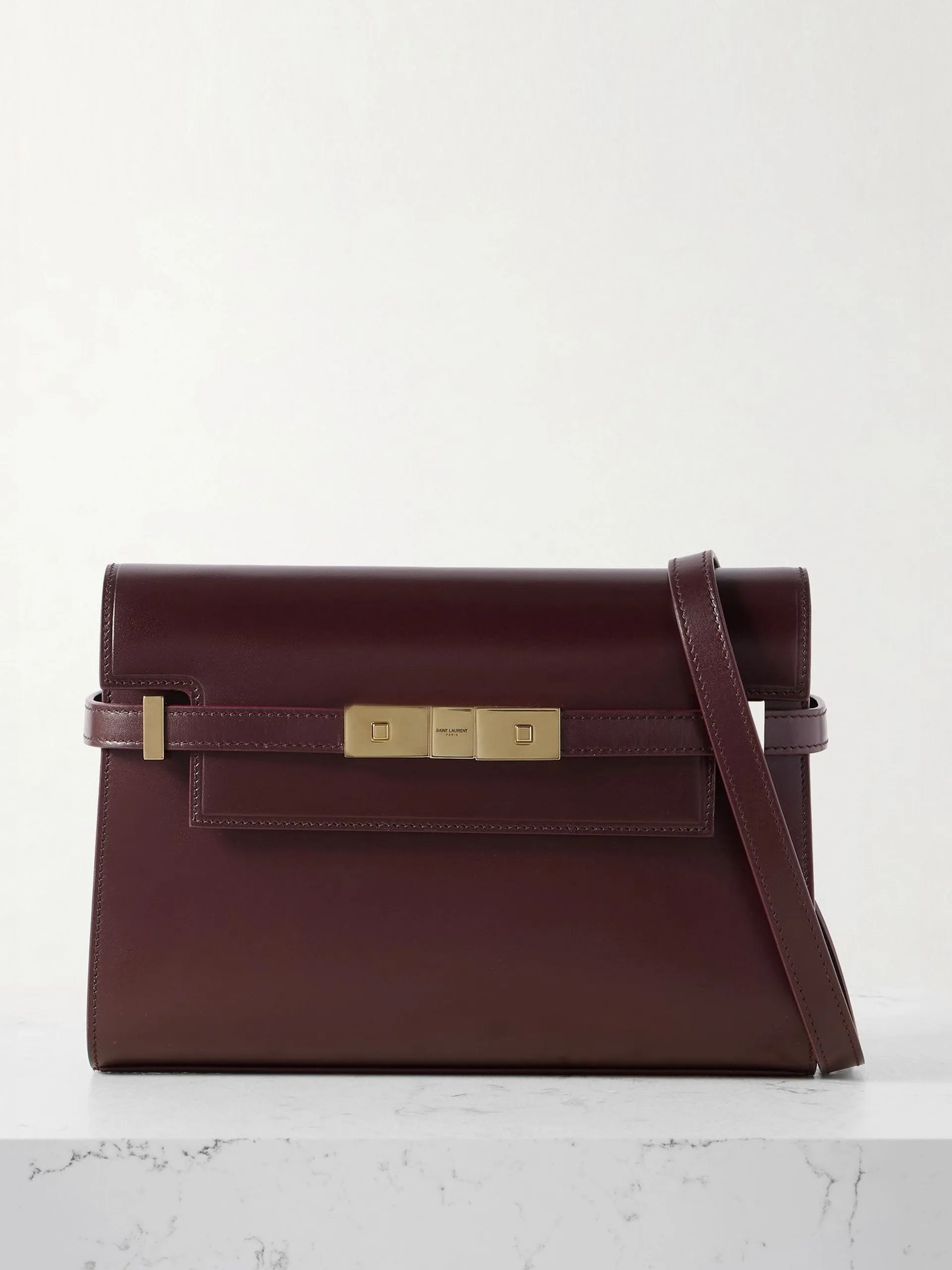 Manhattan small leather shoulder bag