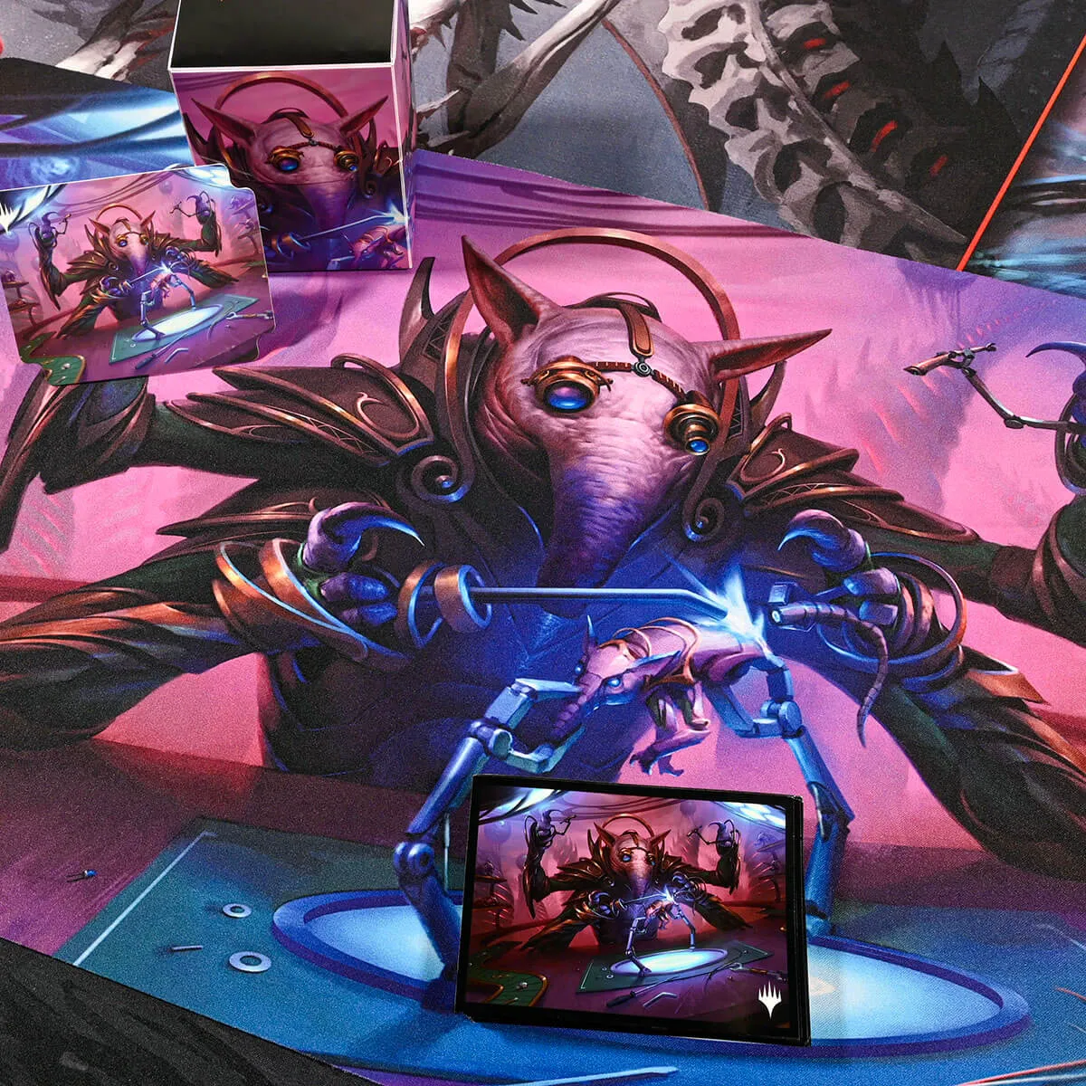 March of the Machine Gimbal, Gremlin Prodigy Standard Gaming Playmat for Magic: The Gathering