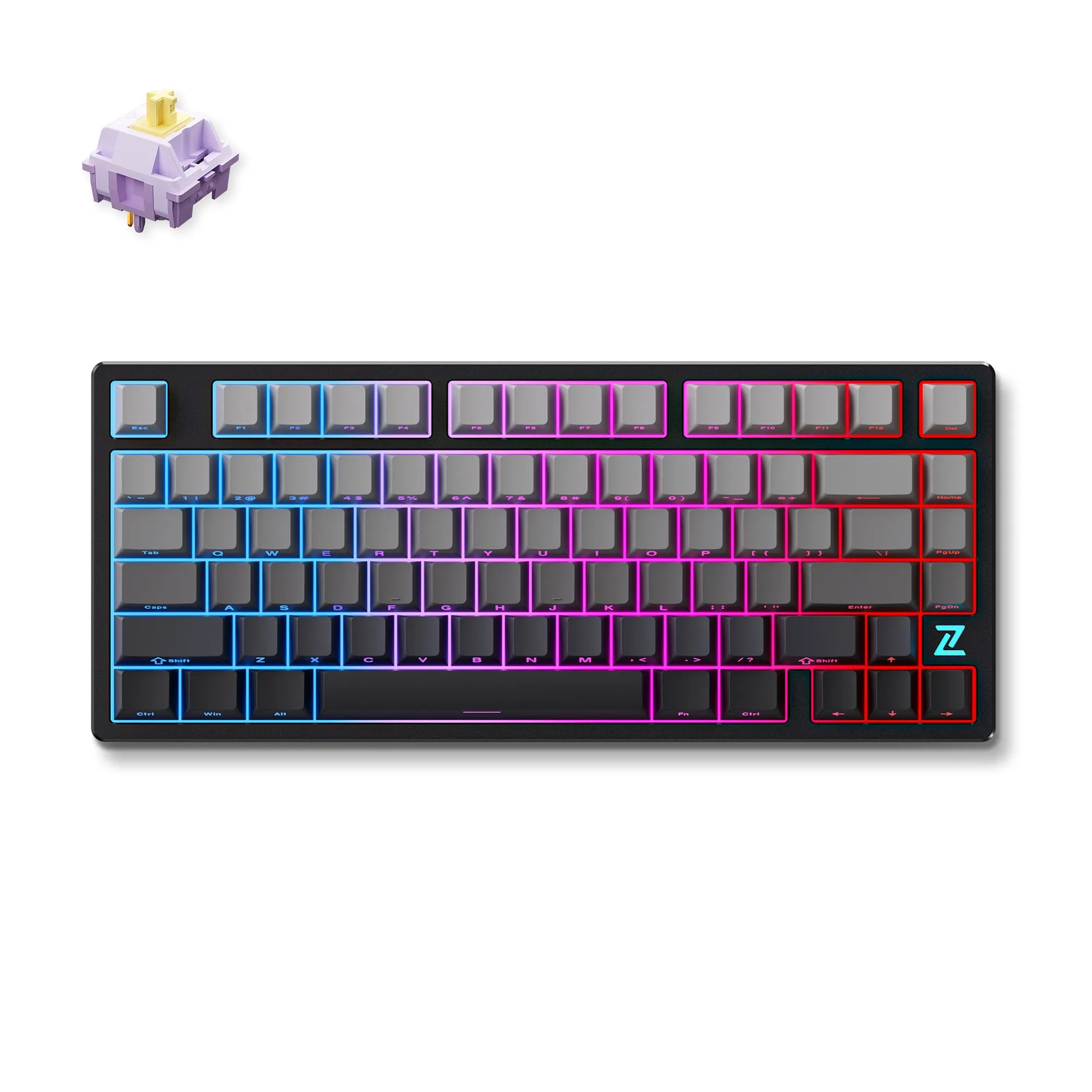 MCHOSE Z75S Metal Top Cover Wireless Mechanical Keyboard