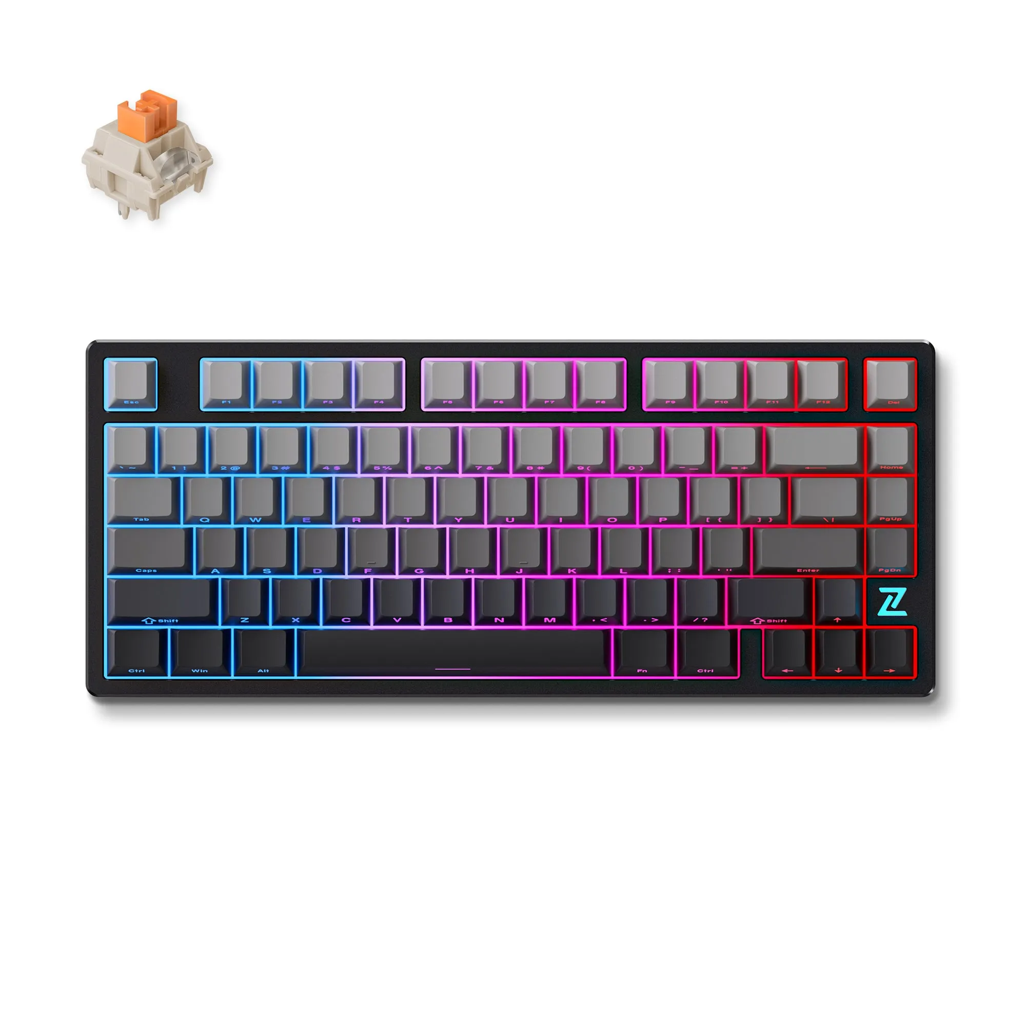 MCHOSE Z75S Metal Top Cover Wireless Mechanical Keyboard