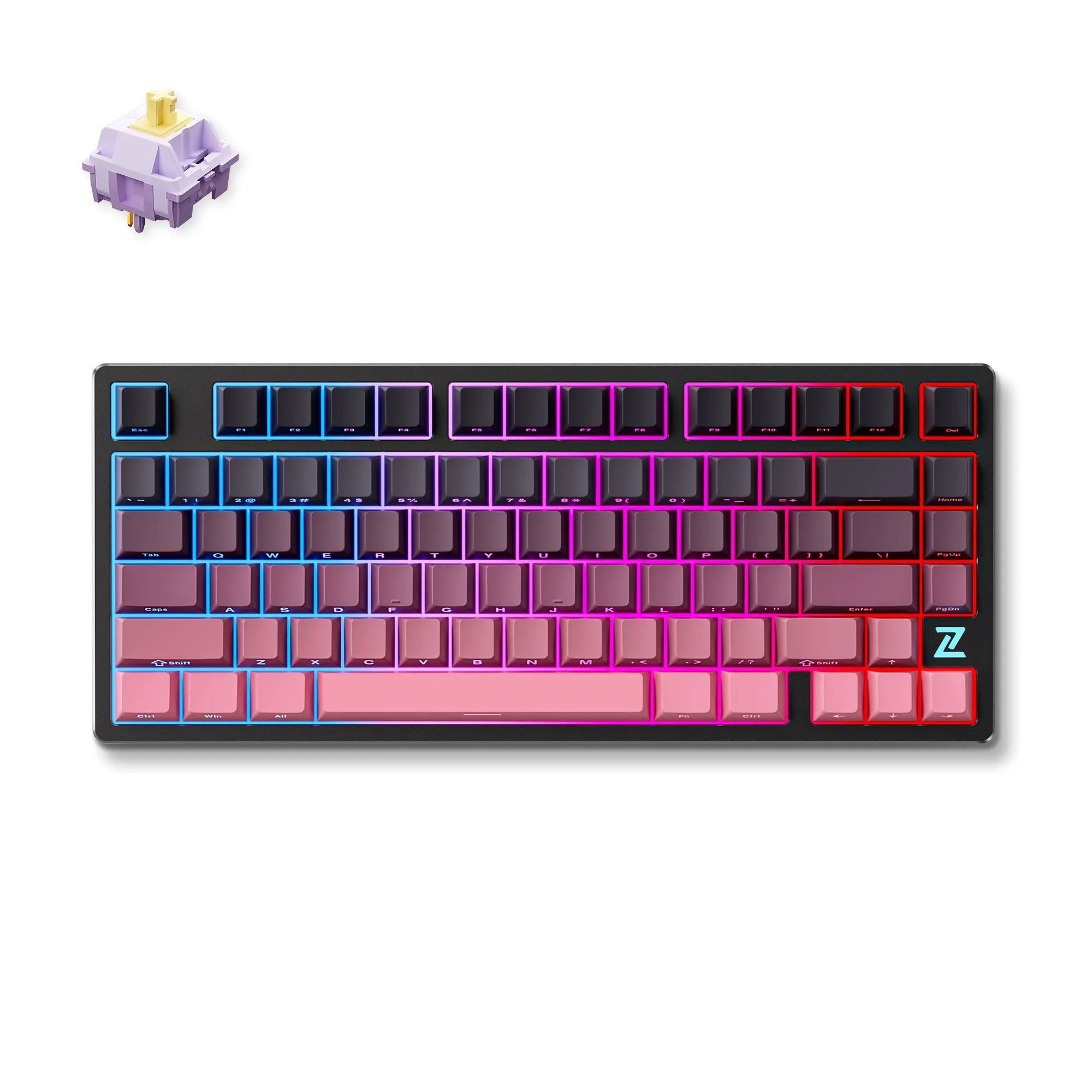 MCHOSE Z75S Metal Top Cover Wireless Mechanical Keyboard