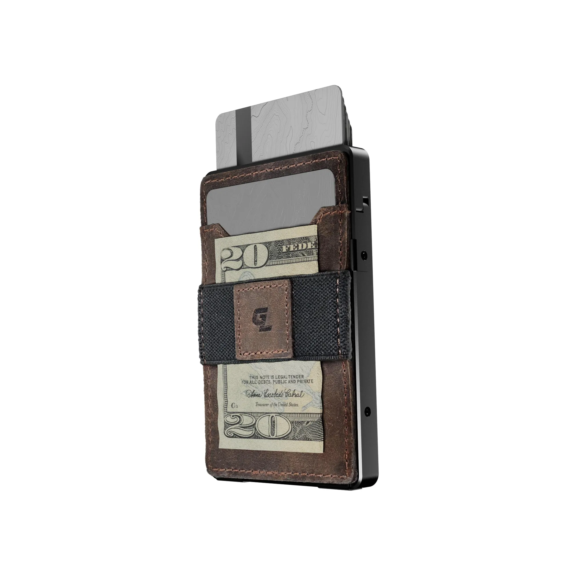 Men's Groove Life Wallet GO with Brown Leather Sleeve