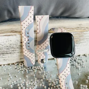 Milky Way Print Silicone Band For Fitbit Versa 1/2