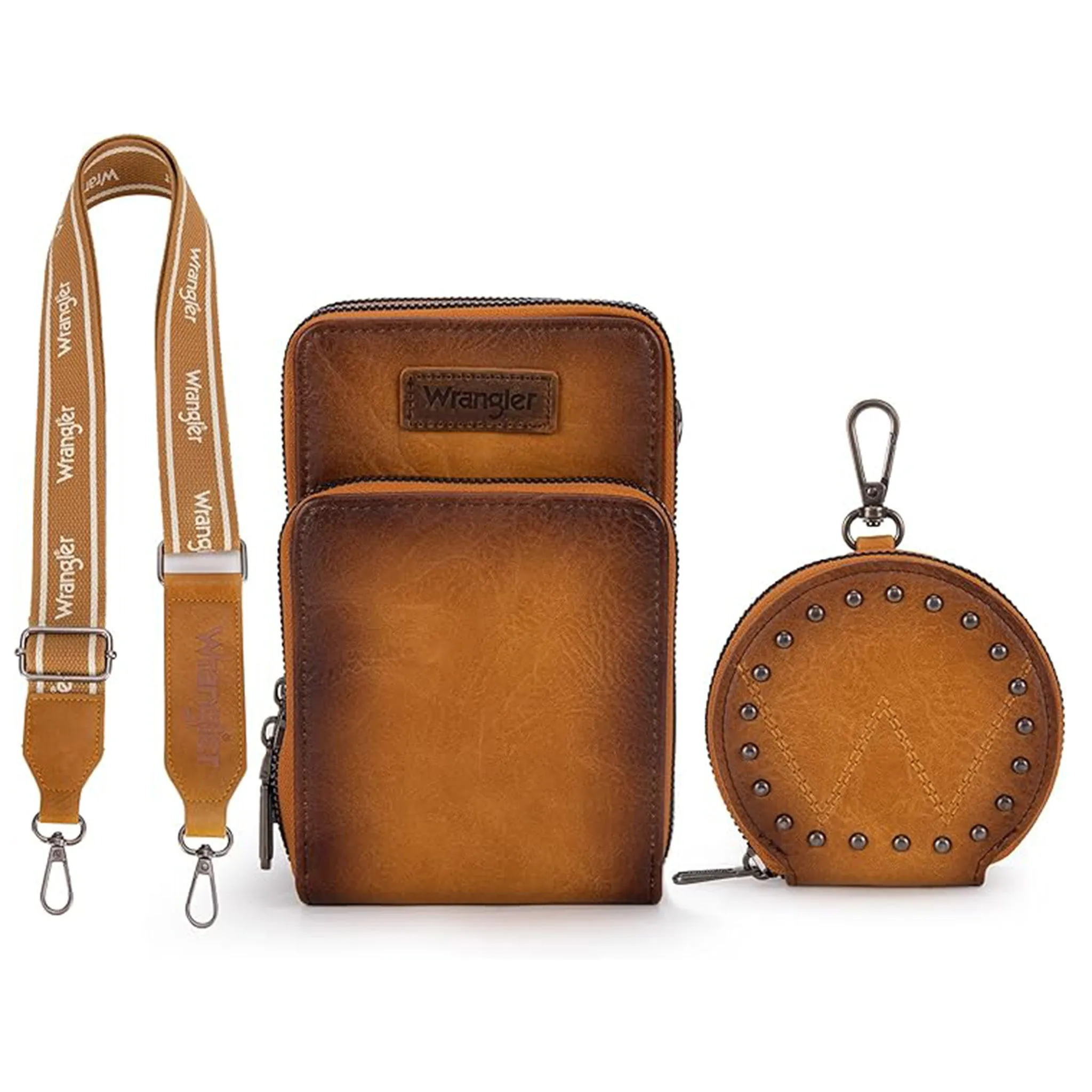 Montana West Yellow Crossbody & Coin Purse