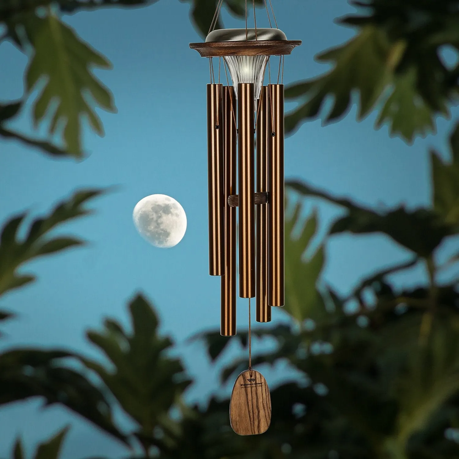 Moonlight Solar Chime - Bronze