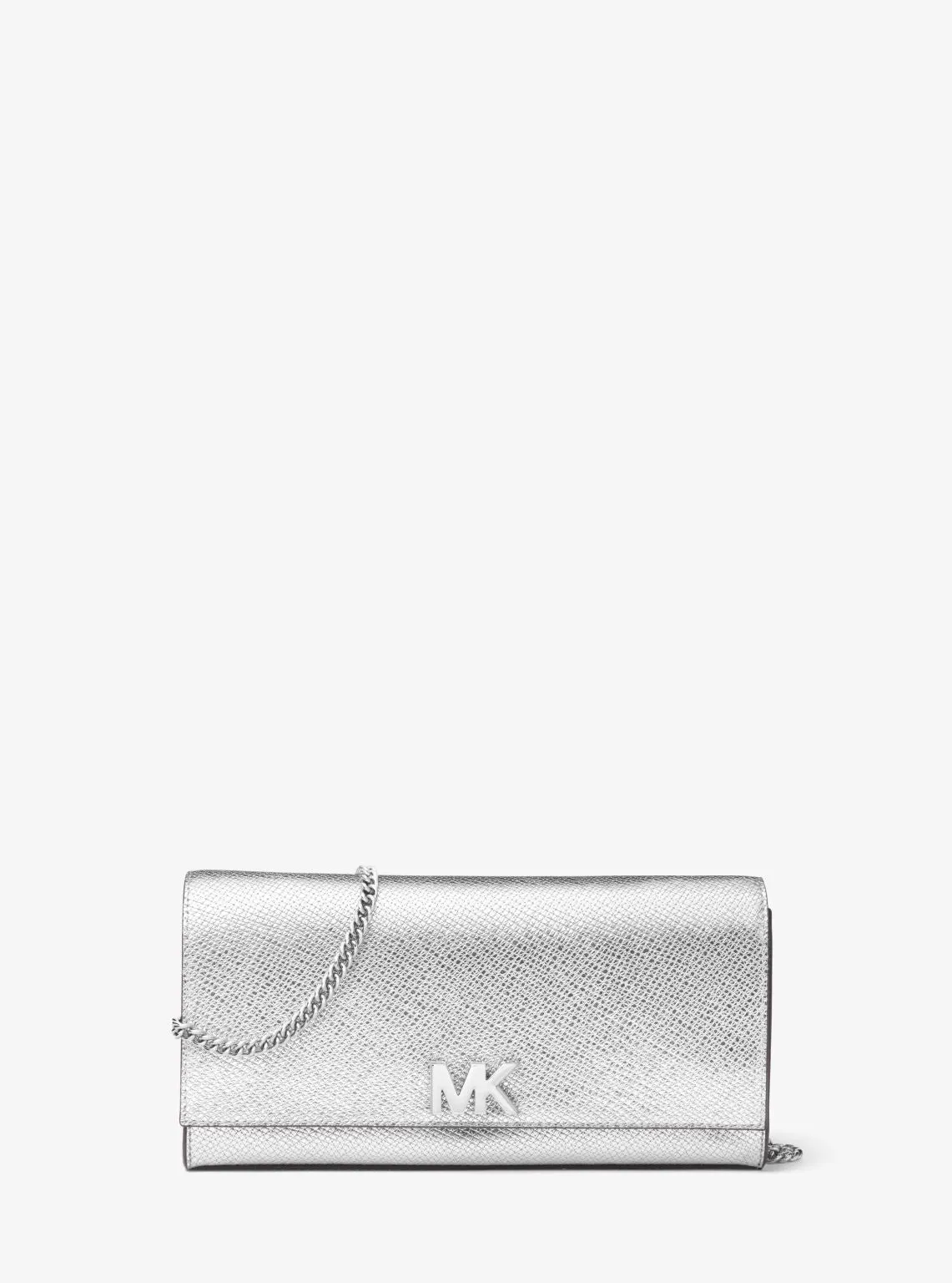 Mott Metallic Leather Chain Wallet