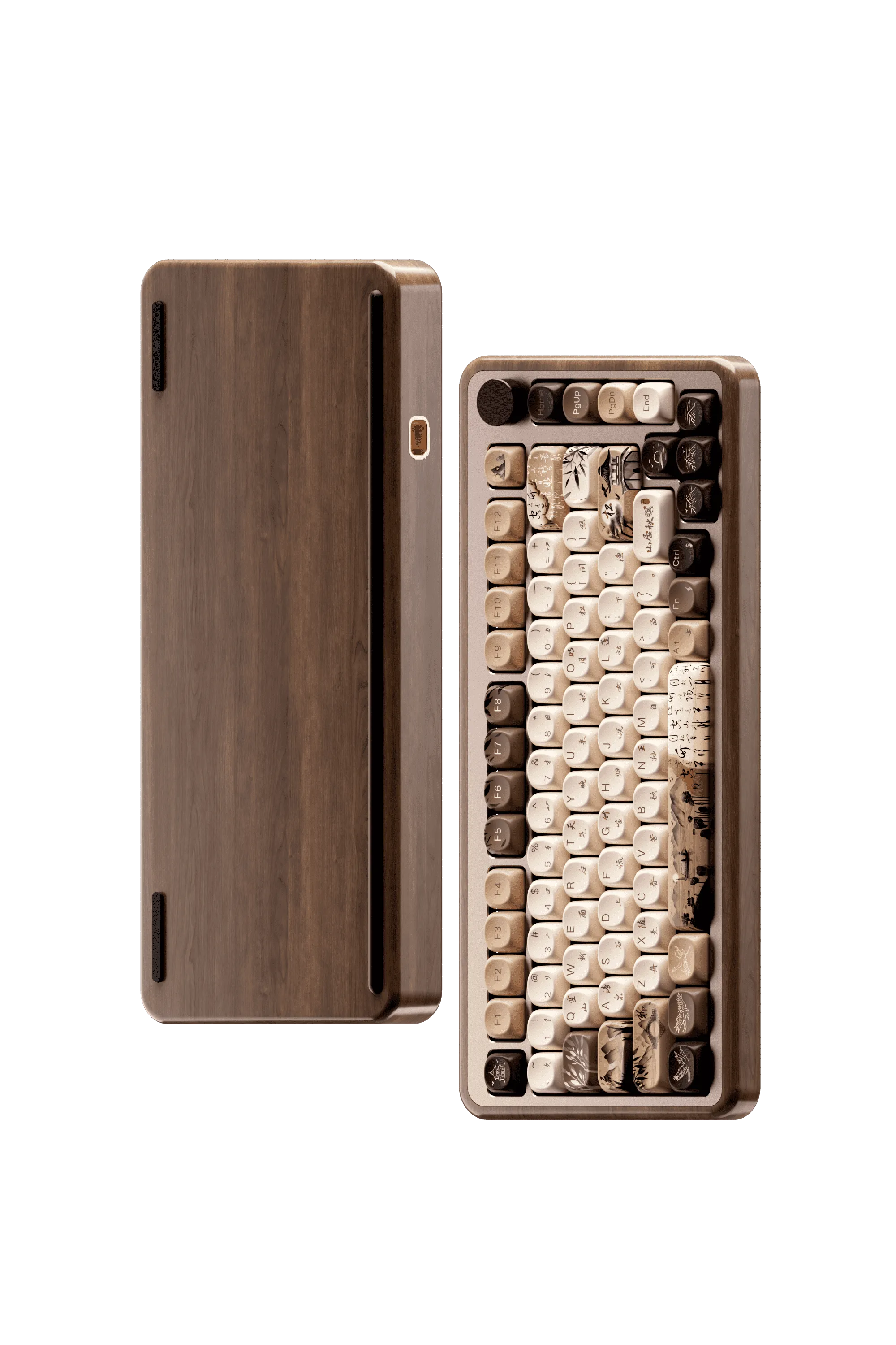 MU02 Wooden Keyboard