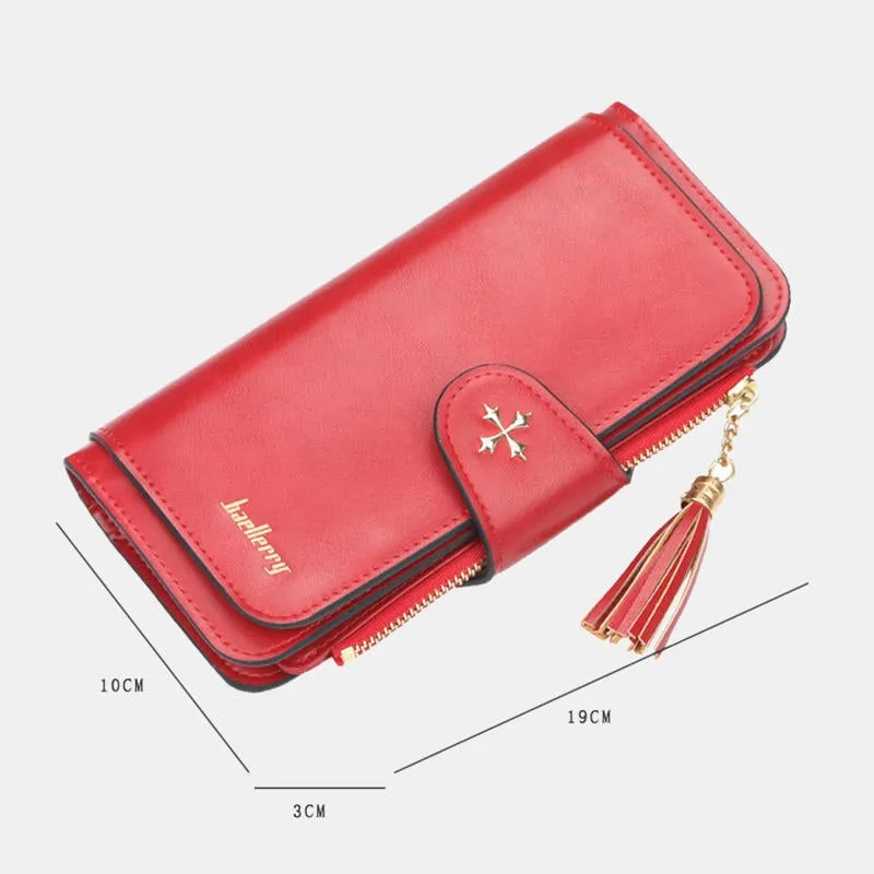 Multi-slots Long Wallet Card Phone Holder Purse For Women