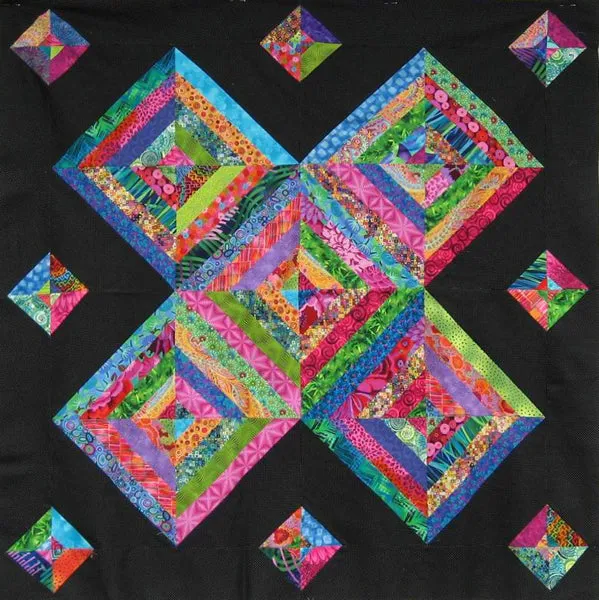 My Colors Went Wild Quilt SM-104e - Downloadable Pattern