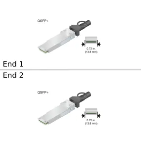 NetApp X66201A-R6 - 1m Data Cable with Plug QSFP /QSFP  | HA, CU, 1.0m