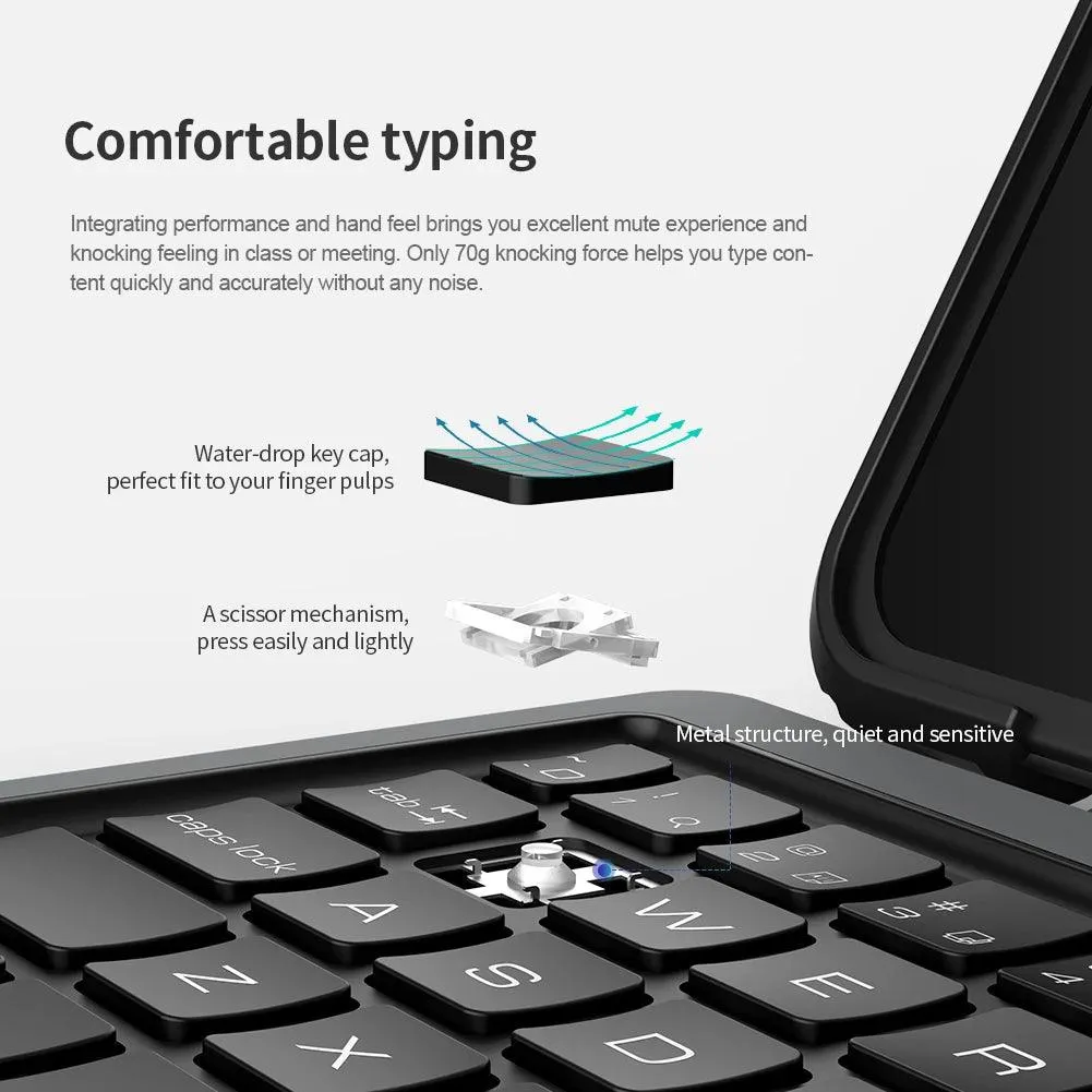 NILLKIN Magic Keyboard iPad Air 11 2024 Bluetooth Case