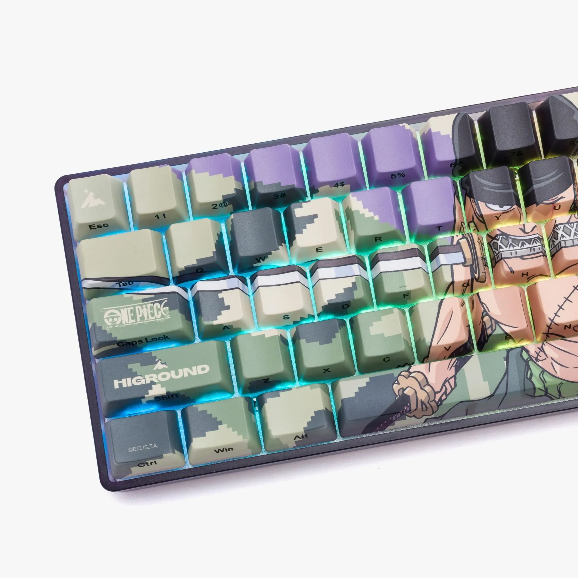 One Piece x HG Basecamp 65 Keyboard - Zoro