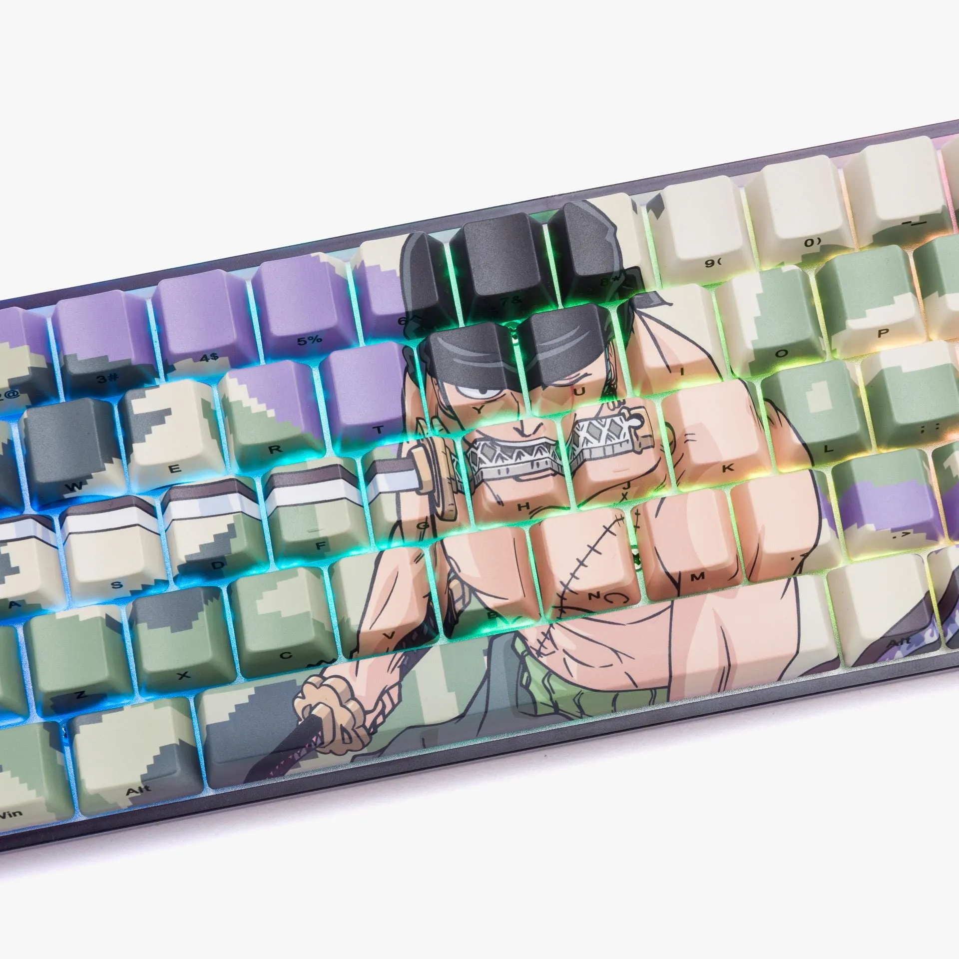 One Piece x HG Basecamp 65 Keyboard - Zoro