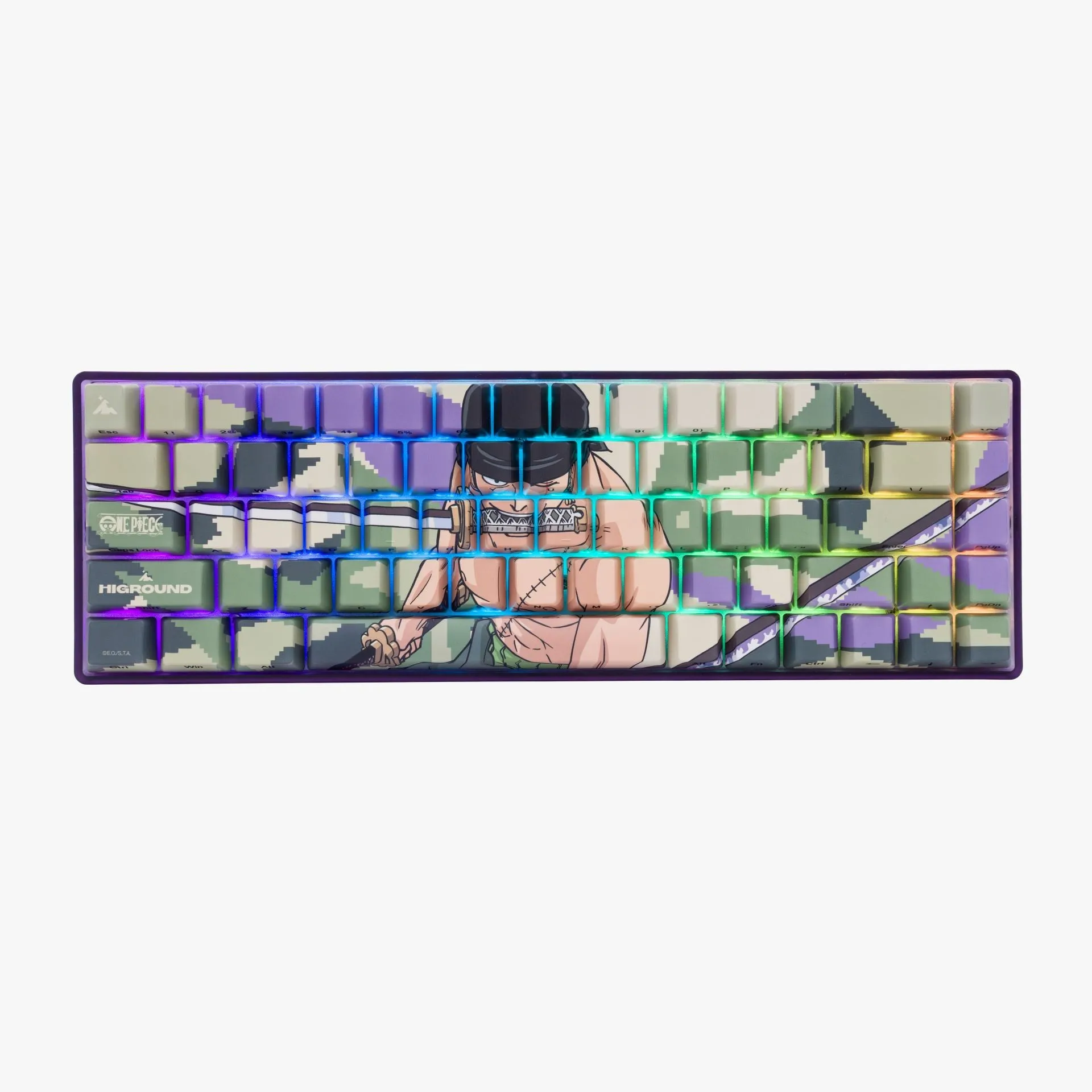 One Piece x HG Basecamp 65 Keyboard - Zoro