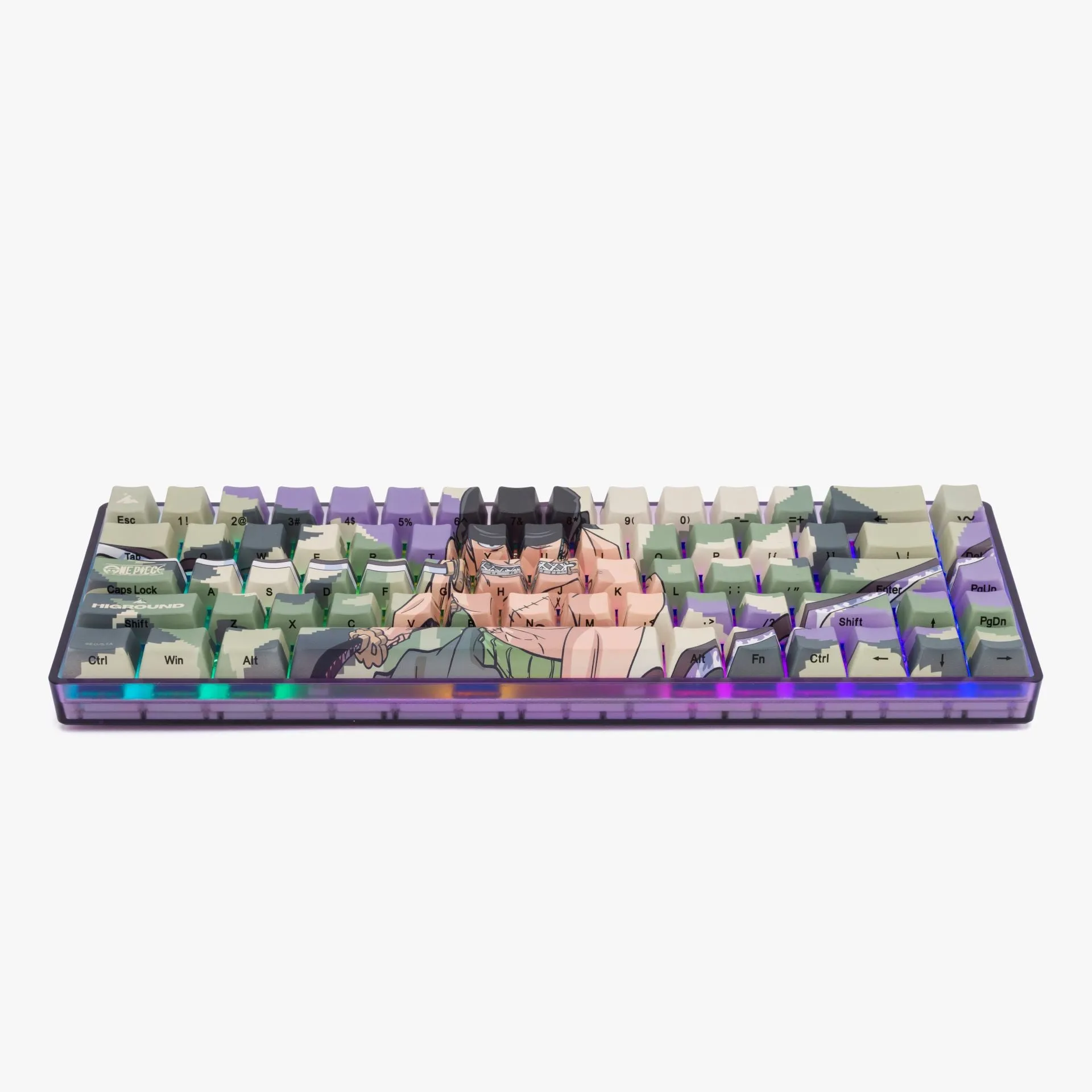 One Piece x HG Basecamp 65 Keyboard - Zoro