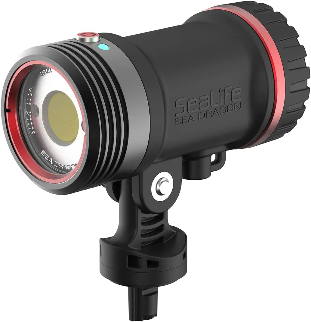 Open Box Sea Dragon 5000  COB LED Photo-Video Light (Includes Light Head, Flex-Connect YS & 1” Ball Joint Adapter, Battery & Charger, Protective cover)