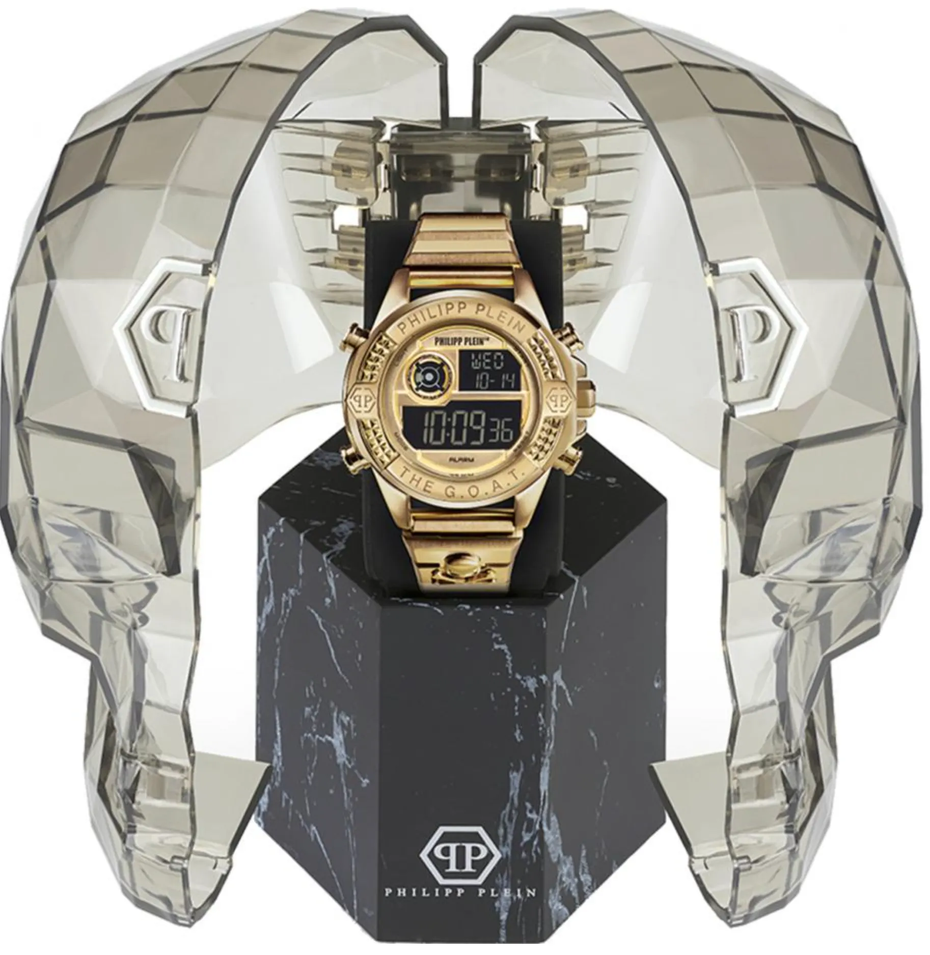 Philipp Plein Digital Watch The G.O.A.T. Gold PWFAA0321