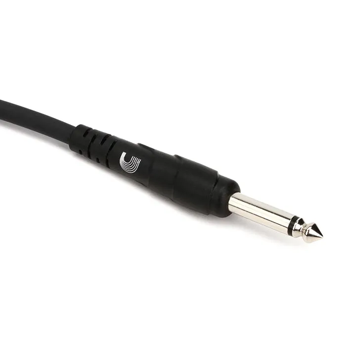 Planet Waves Classic Series 6.35mm Instrument Cable with Double Straight Male Plugs (10 Feet) | PW-CGT-10