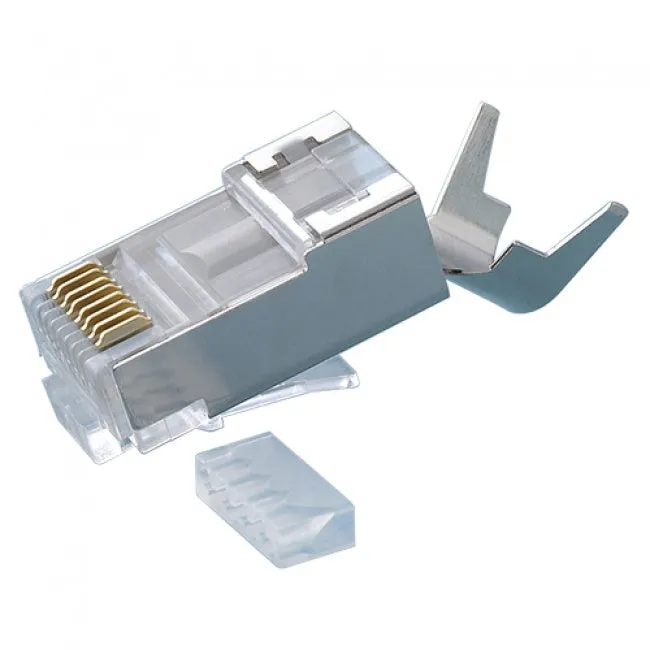 Platinum Tools 106197C RJ45 Cat6A 10 Gig Shielded w/Liner, Stranded. 50/Clamshell.