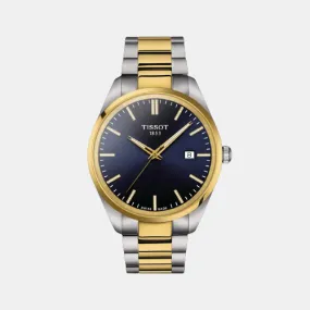 PR 100 Men Blue Analog Stainless Steel Watch T1504102204100