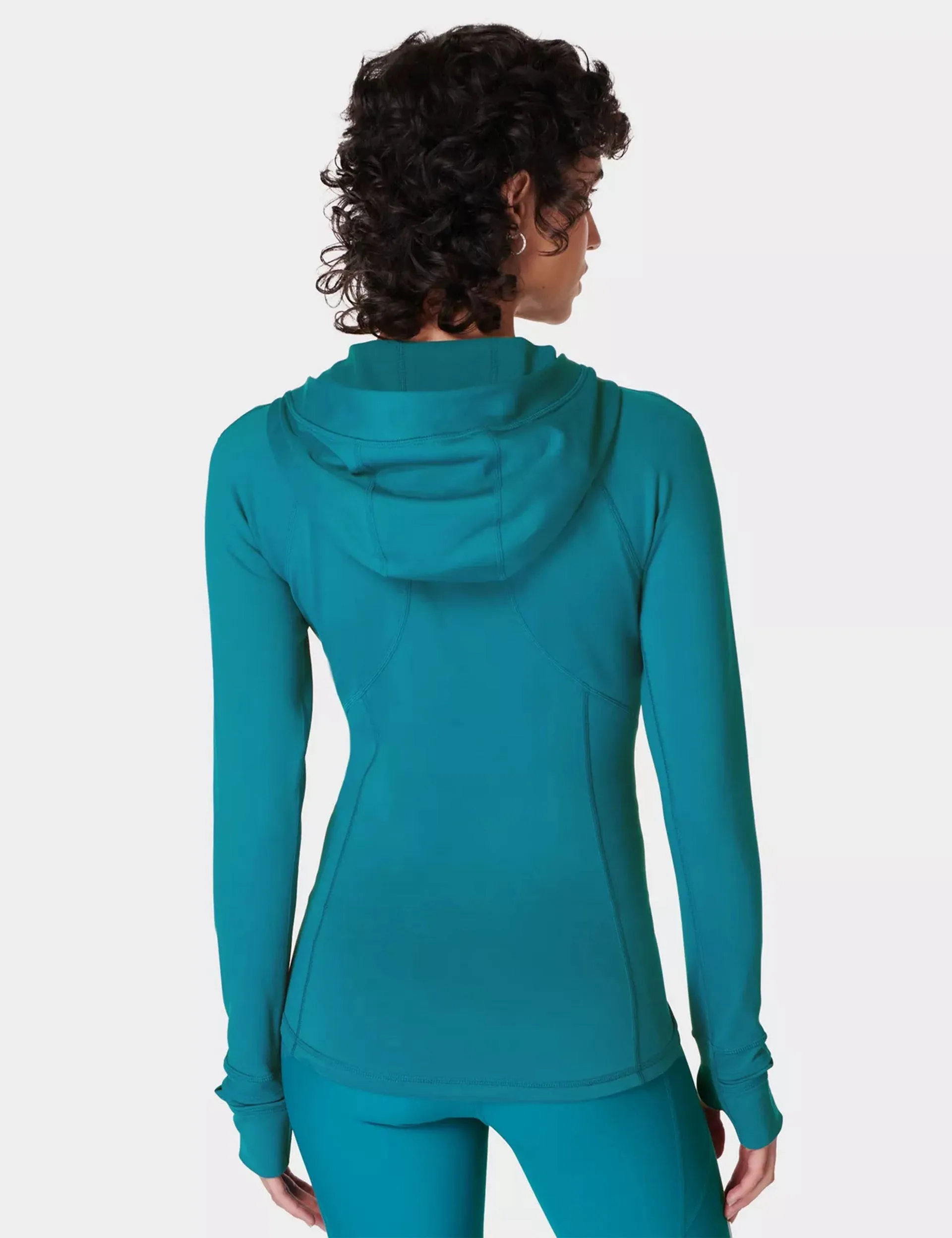 Pro Run Zip Up - Reef Teal Blue