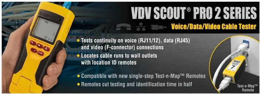 PRODUCT VDV501814 KLEIN TOOL DATA LINE CONTINUITY TEST KIT