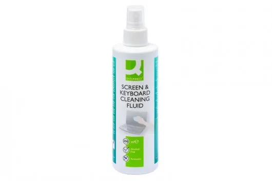 Q-Connect Screen & Keyboard Cleaning Fluid - 250ml