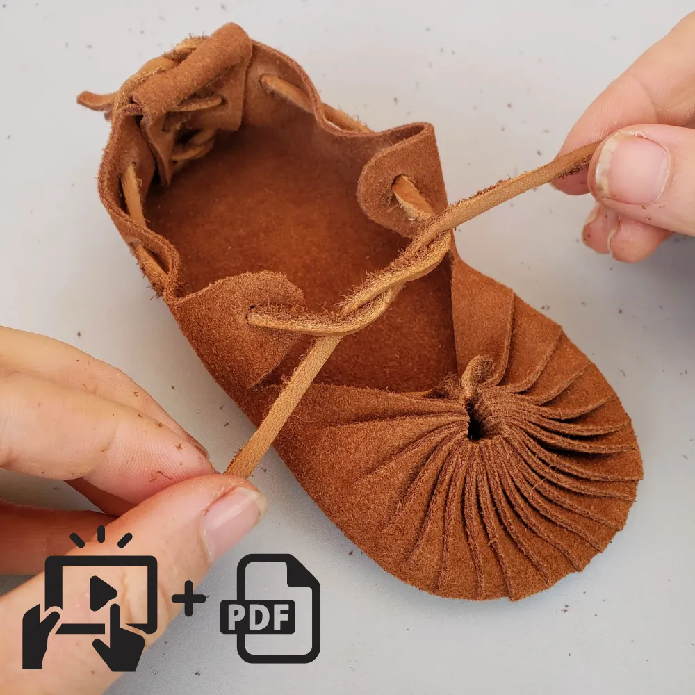 "Sun Sandals for Kids" VIDEO   PDF Tutorial with Printable Patterns