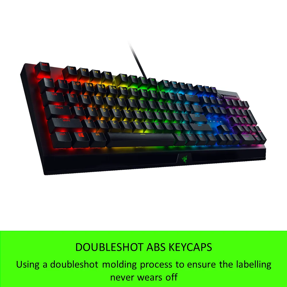 Razer BlackWidow V3 - Wired RGB Mechanical Gaming Keyboard