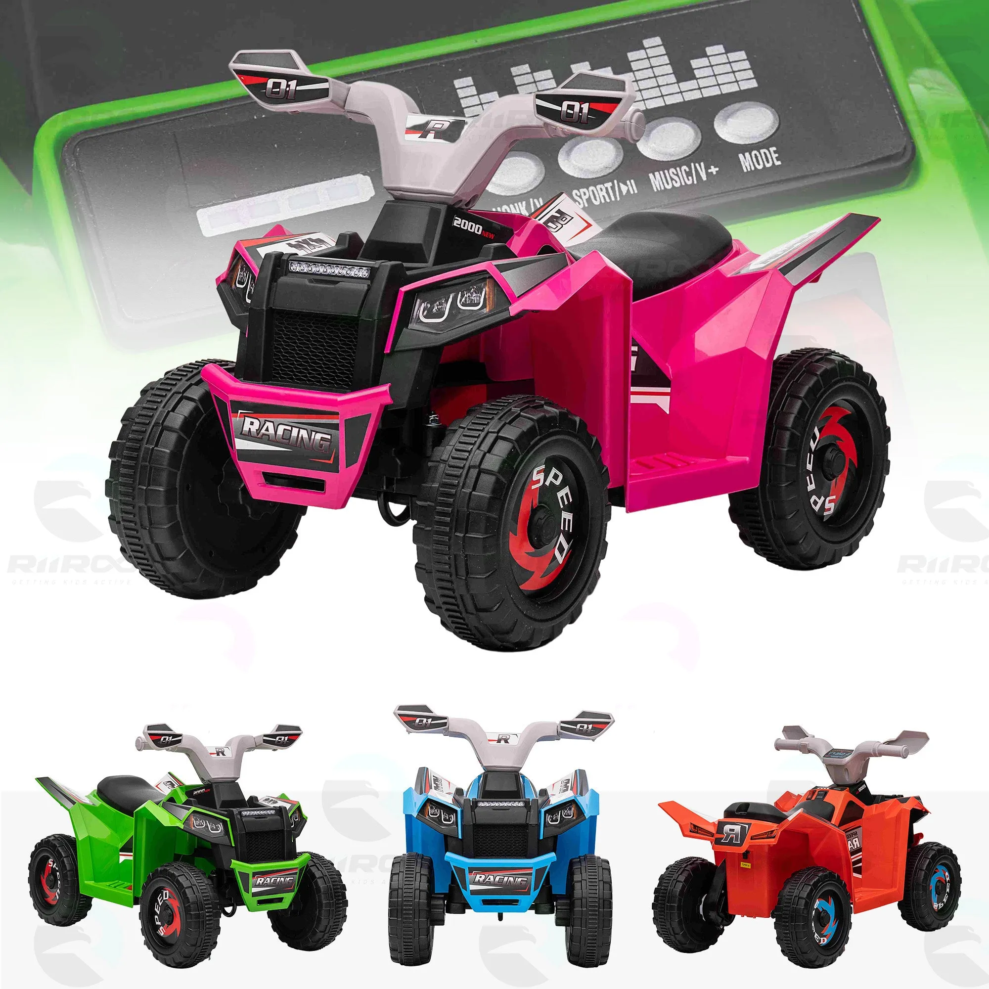 RiiRoo MiniThunder 6V Quad Bike